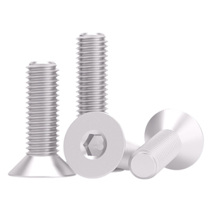 Viti a <span class=keywords><strong>Testa</strong></span> <span class=keywords><strong>Svasata</strong></span> con Esagono Incassato M3 M4 M5 M6 in Lega di Alluminio 6061 Bulloni Allen a <span class=keywords><strong>Testa</strong></span> Piatta Leggeri con Filettatura Metrica - Product Image 5