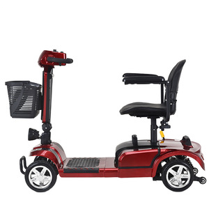 Scooter électrique quatre roues pour personnes âgées, double siège, batterie 24V 20Ah, autonomie 20 km, pliable, usage domestique - Product Image 2