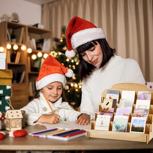 Hand-Painted DIY Wooden Books Display Wood Crafts for Home Decorations-Wooden Boxes & Wall Signs