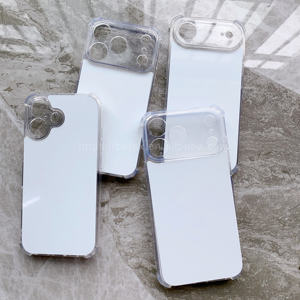 Coque de téléphone en aluminium anti-chute à quatre coins pour sublimation, compatible <span class=keywords><strong>iPhone</strong></span> 17, 17 Pro, 17 Air, 17 Pro Max – Coque transparente personnalisable vierge - Product Image 4