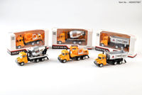 Modèles réduits de voitures en métal personnalisé moulé sous pression style mixte 1 64 camion camion à ordures voiture express jouet en alliage pour enfants