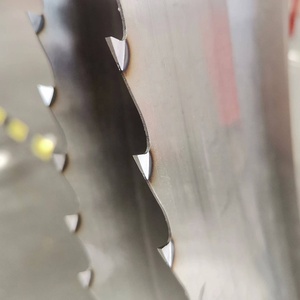 Pointes en carbure TCT Lames <span class=keywords><strong>de</strong></span> scie à ruban en alliage blanc pour couper le bois dur Bois <span class=keywords><strong>de</strong></span> <span class=keywords><strong>teck</strong></span> OEM pour scie à ruban horizontale verticale - Product Image 4