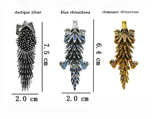 Nuevo Broche Creativo de Aleación con Diseño de Pangolín, Pin Retro de Animal para Ropa, Cola Oscilante, Accesorios para Traje y Abrigo - Product Image 6