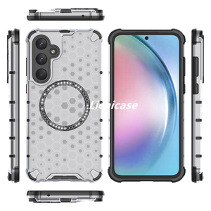 Lichicase Nid D'abeille Conception Antichoc Protection Mode Cas Pour Samsug S23 S23 <span class=keywords><strong>Plus</strong></span> S23 Ultra Mobile Accessoires - Product Image 1