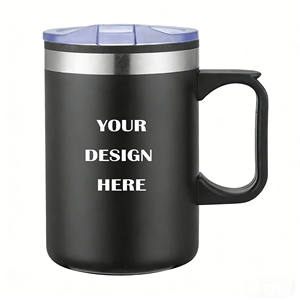 أكواب تخييم من الفولاذ المقاوم للصدأ بجدار مزدوج مع غطاء سعة 14 أونصة - Product Image 5