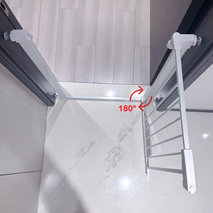 犬用耐久性のあるペットドア自動近いベビーゲート猫のドア階段の戸口取り付け動物金属プラスチック小型動物 - Product Image 4