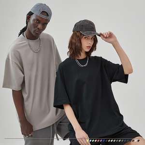 Oversized Drop Shoulder Crew Neck short sleeved T-<b>shirt</b> Custom Wholesale Blank T <b>shirt</b> Manufacture Personalized Tshirt Unisex - Product Image 5