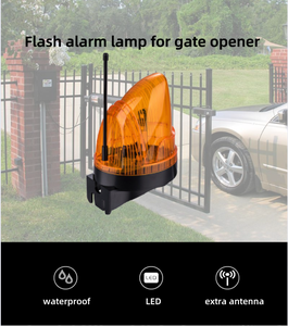 AC220V DC24V <span class=keywords><strong>LED</strong></span> balise lumière stroboscopique Flash étanche en plastique infrarouge télécommandes Garage Auto Gate alarme incendie avertissement - Product Image 4
