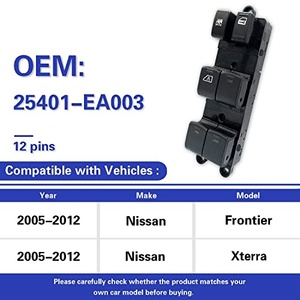 Interruptor de Elevación para Automóvil Nissan <span class=keywords><strong>FRONTER</strong></span>, Compatible con Modelos 05-12, 25401-EA003 - Product Image 5