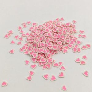 1kg/Sac – Vente en Gros Direct Usine – Accessoires et Patchs pour Ongles en Pâte Polymère à Motif Cœur Personnalisable – Tranches de Pâte Polymère - Product Image 6