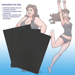 <strong>Lipo</strong> Foam <strong>Black</strong> 3pcs <strong>Lipo</strong> Foam ab Board Back Board <strong>Lipo</strong> Foam Board Circle - Product Image 2