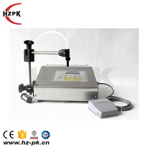 Ex-factory price digital control liquid filler HZK-160, portable filler for perfume or other liquid