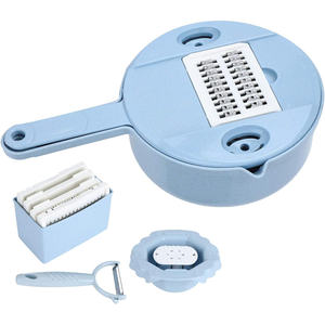 Eco-Friendly Manual <b>Vegetable</b> Chopper Potato <b>Fruit</b> Kitchen Wheat Straw Slicer Stainless Steel Custom Logo - Product Image 3