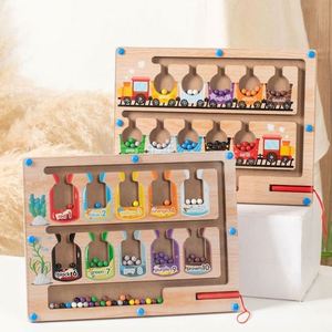 Rompecabezas Montessori de Madera, Tablero de Actividades para Contar, Juguete Clásico Magnético para Niños Pequeños, Aprendizaje de Colores y Números - Product Image 6