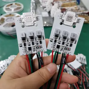 12V مصباح LED عالي الطاقة RGB البوليفيين وحدة UCS1903 رقاقة 10W led وحدة