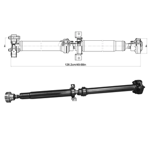 Ensemble d'arbre de transmission arrière compatible avec Jeep Grand Cherokee 2011 V6 3.6L AWD OE:52853646AC - Product Image 3