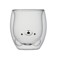 Verre borosilicate à double tasse de café, bodum thule de dessin animé, bodum thule, résistante à la chaleur, tasse à jus, tasse de bière