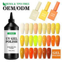 Gel Polish Couleur Haute Pigmentation SANS HEMA, Vente en Gros Marque Privée, Gel UV en Vrac pour Peinture d'Ongles, Vernis à Ongles Personnalisé avec Logo