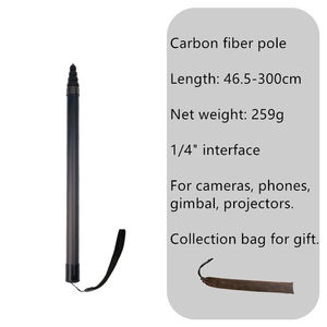 Nouveau bâton de selfie extensible en fibre de carbone 3M édition étendue Insta 360 One X2 X3 pour GoPros Hero 11 10 9 8 - Product Image 2