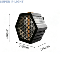 60W LED Retro Hintergrundeffekt Blitz Hexagonale Konzertbühnenbeleuchtung