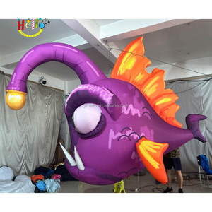 Mar Tema Fiesta Decoración Inflable Océano Animal Modelo Inflable Pez Rape - Product Image 3