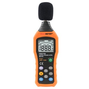 Medidor de ruido Huayi, medidor de nivel de sonido portátil con pantalla digital PM6708 - Product Image 5