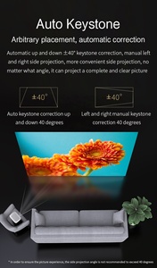 <span class=keywords><strong>โปร</strong></span>เจคเตอร์ LED FHD 1080P ชิป DMD 0.45 นิ้ว ระบบ DLP รองรับ WiFi สะท้อนหน้าจอ ความสว่างสูง 600ANSI  แบตเตอรี่ในตัว <span class=keywords><strong>โฮม</strong></span>เธียเตอร์อัจฉริยะ - Product Image 5