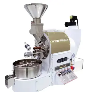 Profesyonel ticari Cafe ev elektrikli kahve kavurma makinesi küçük 3Kg 2Kg 1Kg probat kahve kavurma satılık