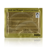 Coussinets Anti-rides en Hydrogel, masque pour les yeux au collagène noir, soins hydratants, Gel cristal, patchs pour les yeux, vente en gros