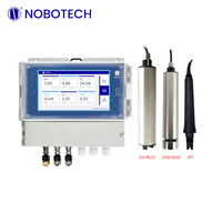 Alat Ukur Kualitas Air Multiparameter PH Oksigen Terlarut Kekeruhan TDS Klorin COD Suhu EC Instrumen NBDT-2800RTG