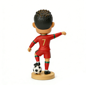 Araba Süsü Reçine Futbol Yıldızı Spor Hatırası Özelleştirilebilir Koleksiyon Figürü Sallanan Başlı Bebek Bobblehead - Product Image 2