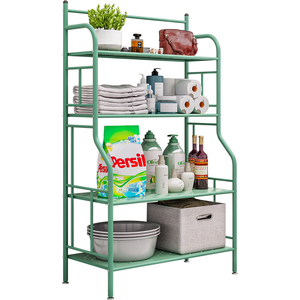 Support de rangement pour plantes à 4 niveaux en métal, <span class=keywords><strong>étagère</strong></span> de présentation pour pots de fleurs, accessoires de jardinage - Product Image 3