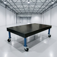 Système de table de soudage 3D modulaire extensible avec plateforme trempée au nitruage pour des travaux de fabrication métallique de haute précision