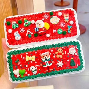 กล่องดินสอพลาสติกชุด DIY ตกแต่งด้วยครีมเจลสำหรับเด็ก ของขวัญชุดของเล่นแปลกใหม่สำหรับคริสต์มาส - Product Image 2