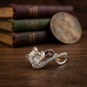 Anillo de Compromiso Clásico con Diamante Cultivado en Laboratorio de 1.5 Quilates, Oro Sólido de 14k, VVS, Regalo de Aniversario para Mujer, Certificado IGI - Product Image 4