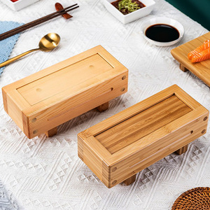 Molde para <span class=keywords><strong>Sushi</strong></span> de Bambú Sostenible, Molde para Hacer <span class=keywords><strong>Sushi</strong></span> Casero de Madera Natural, Herramienta de Cocina Ecológica - Product Image 1