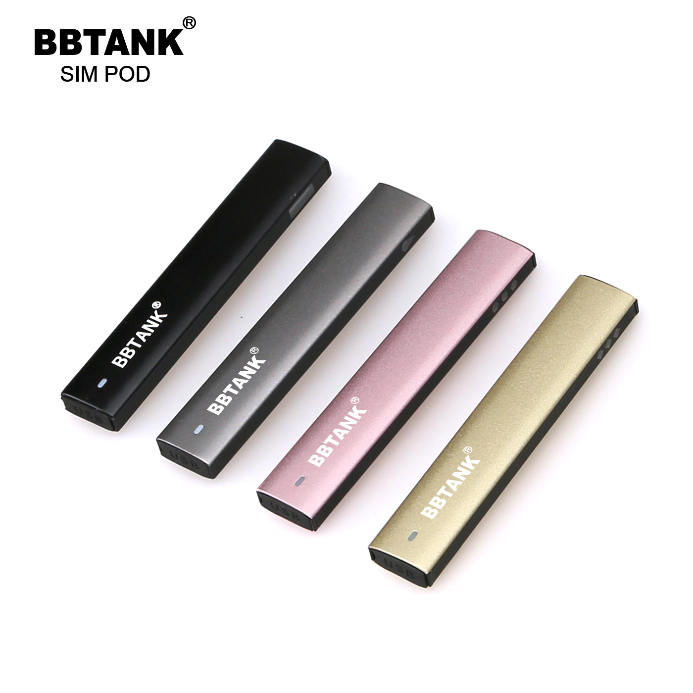 Электронная сигарета BBTANK на заказ, испаритель CBD, 1 мл, перезаряжаемый керамический испаритель