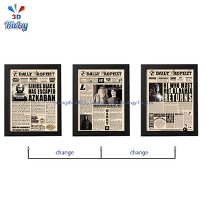 <span class=keywords><strong>Affiche</strong></span> 3D Anime, <span class=keywords><strong>Affiche</strong></span> Lenticulaire 3D de Scène de Château Fantastique, Art Mural Personnalisé sur le Thème de la Magie pour la Décoration de Magasins et la Collection de Cadeaux - Product Image 5