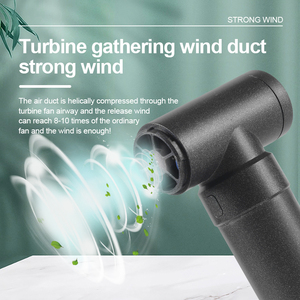 Mini Ventilador Eléctrico Inalámbrico de <span class=keywords><strong>3</strong></span> Velocidades, Ventilador Turbo de Aire Comprimido para Limpiar el Polvo del Ordenador, Acampar al Aire Libre, Coche, Hogar - Product Image 2