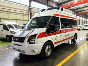 Nouvelle <span class=keywords><strong>ambulance</strong></span> de transport de patients Diesel V348 à toit surélevé avec transmission automatique, secours médical et pression négative - Product Image 2