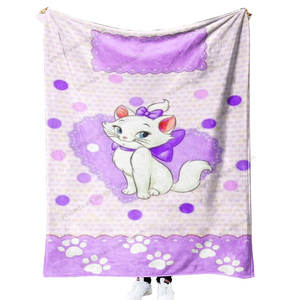 Manta de Franela Jacquard con Estampado de Gatos Retro de Dibujos Animados, Personalizada, de Alta Calidad, Ecológica, Súper Suave, para Todas las Estaciones - Product Image 5