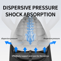 Coussin de siège de moto JFT 3D Airbag respirant, absorption des chocs, soulagement de la pression pour scooter et moto