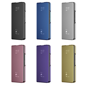 Étui de téléphone portable de luxe avec rabat miroir, coque en PC antichoc, support magnétique pour Z Fold6/Z Fold5/Z Fold4/Z Fold3 - Product Image 3