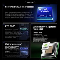 Nouvel ordinateur portable de jeu Red Magic 16Pro 2026 16 pouces Intel Ultra9 275HX RTX5090/5080/5070Ti 300Hz Ordinateur portable de jeu