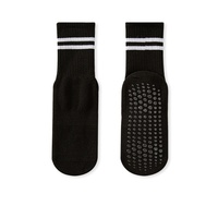 Chaussettes de Pilates et de yoga OEM bleues personnalisées, respirantes et antidérapantes pour femmes
