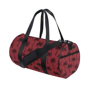 Sac de sport de voyage personnalisé avec logo, design palmier portable, sac de <span class=keywords><strong>week</strong></span>-<span class=keywords><strong>end</strong></span> pour femmes et filles - Product Image 2