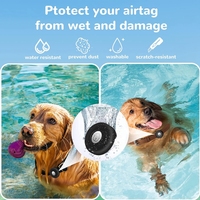 OKSILICONE Stock Silicone Protection Air Tag Chat Collier Couverture Anti-Perte Localisateur Cas Airtags Compatible Animaux Air Tag Couverture
