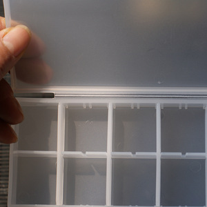 <b>12</b> Compartment Plastic Medicine Storage Box White Large Capacity Pill Organizer Case For Weekly Use - Product Image 3