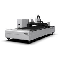 Machine de découpe laser à fibre CNC de type ouvert haute précision Derek 3015L avec servomoteur à eau pour acier inoxydable, aluminium et acier au carbone