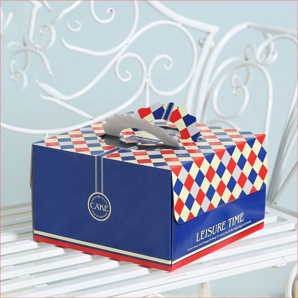 Wholesale Custom Logo Printed Kraft Dessert Box with Flip Lid Eco ...